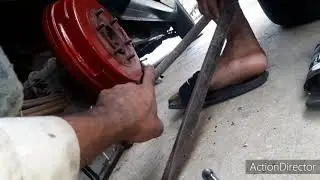 Leaf spring rubber bushing replacement