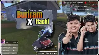 Buriram United Esport Gameplay 😱 Buriram X Itachi 🔥 Free Fire Max || 