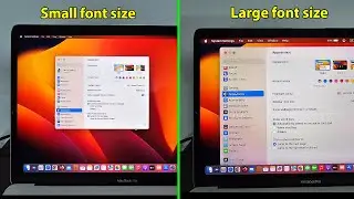 How to increase font size on MacBook Pro or Air