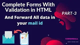 complete HTML form with validation , send all data in your mail In HINDI