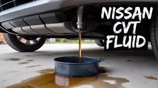 Замена трансмиссионной жидкости в вариаторе Nissan Rouge #механик #авторемонт #трансмиссия