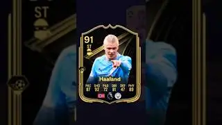 Обзор игрока TOTW Haaland 91 на EA FC 26! #fc26 #ultimateteam #eafc26