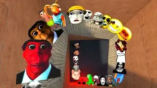 I Destroy Too Much Nico Nextbots and Nextbots in the Maze | Garry's Mod