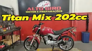 Titan 150 injetada mix 202cc taxa no &aacute;lcool by. Alto giro motos