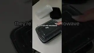 Durable containers for meal prep: microwave, freezer, dishwasher safe!