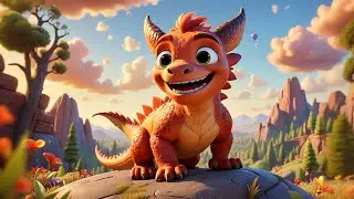 Seven Little Dragons Learning to Count | Counting Song for | Fantasy Nursery Rhymes and Baby Songs