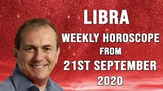 Libra Weekly Horoscope from 21st September 2020
