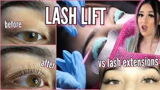 The TRUTH about lash lifts vs lash extensions! *my experience*