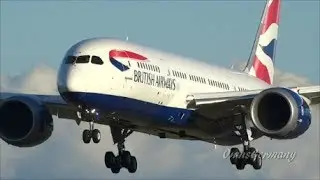 22 Boeing 787 Dreamliner Landings in 14 Liveries Compilation HD