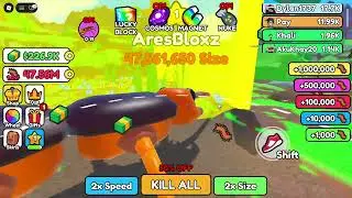 I spent 12670 robux to get the biggest in be a centipede