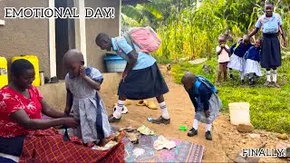 Finally The Abandoned Triplets Ready To Join School,But One Isn&rsquo;t Going To School |This is Why!