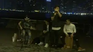 Talking To The Moon🌛(Cover by Nothing Special) @TST Pier busking 2017.11.17