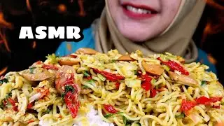 ASMR MIE GORENG SOSIS TELOR ORAK ARIK || ASMR INDONESIA || EATING SOUND