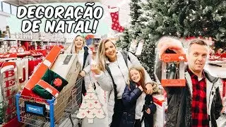 Comprando árvore de natal e decoração para casa no Canadá 🌲
