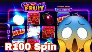 R100 Gameplay! - Win on Hot Hot Fruits! 