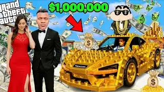 FRANKLIN TOUCH ANYTHING BECOME GOLD || EVERYTHING IS FREE IN GTA 5 | FRANKLIN KI SHAADI | SNAKERIFLE