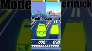 Jailbreak Model 3 vs Cybertruck Speed Test #shorts
