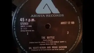 Gil Scott-Heron and Brian Jackson - The Bottle ( live )