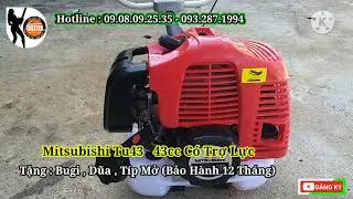 Mitsubishi Tu43 - Test M&aacute;y Ph&aacute;t Cỏ 43cc Chỉ Từ 800k / 0932871994