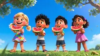 Watermelon Ice Cream Song | Fun Food Nursery Rhyme for Kids | Sing-Along Songs for Children