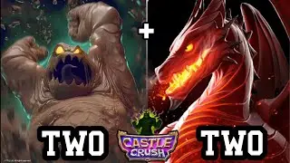 Two Mud Elementals + One legendary Dragon! Castle Crush 