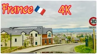 Driving in France | Annemasse| cloudy weather beautiful | road and city tour | RAC🇨🇭#31#