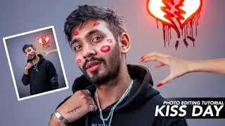 Kiss Day Photo Editing Tutorial In Picsart || Lightroom Kiss Day Photo Editing