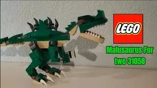 Lego Creator Alternative Build Malusaurus for two 31058 #lego #jurassicworld #dinosaurs