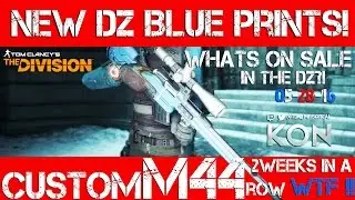 The Division - CUSTOM M44 2 WEEKS IN A ROW?! - New Blueprints in the DZ 5-28-16