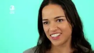 Michelle Rodriguez stands for Peace Day, 21 September