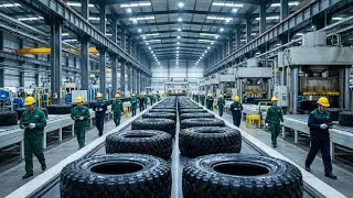 Inside a Modern Tire Factory &ndash; From Raw Rubber to High-Performance Car Tires (Full Process)
