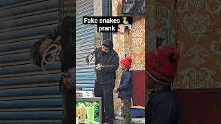 fake Snake Pranks 🐍 ?? Wait for public reaction?? #explore #comedyprank #funny