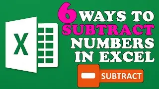 6 способов вычитания чисел в Microsoft Excel для начинающих | Расширенное использование функции с...