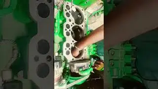 JOHN DEERE TRACTOR ENGINE WORK