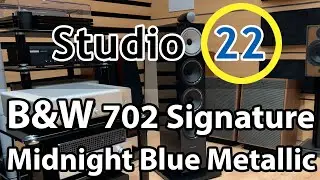 B&W 702 Signature Midnight Blue Metallic