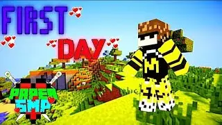 First Day In Paper SMP 😍 IN | Minecraft @BunnyFoyOfficial