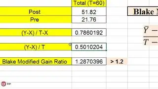 Lesson 122: #SPSS v.23 Blake Modified Gain Ratio معادلة الكسب المعدل بلاك