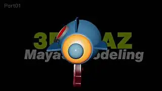 Sci-Fi Ray Gun Modeling in Maya | Stylized 3D Weapon | 3DBaaz
