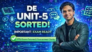 DE Unit 5 &ndash;Sequential Logic ONE SHOT 😌 | Chapter + PYQ Solutions