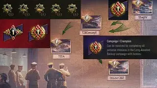 ALL first campaign missions completed with honors | World of Tanks
