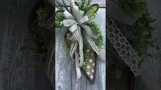 Spring Carrot Door Hanger Wreath Kit Tutorial | Easter & Spring DIY Decor