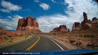 Driving Through Arches National Park During Timed Entry Reservation System