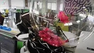Balloon Bouquet with Led Lights & Rose | #present #gift #bouquet