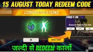 15th August redeem code free fire [happy independence day ]🇮🇳🇮🇳