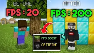 Best Way To Reduce Lag in MCPE 1.17 | Mincraft FPS Boost & Optifine Download