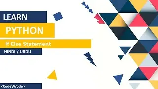 Python If else Statement Tutorial In Hindi / Urdu