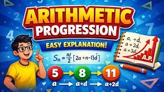 Arithmetic Progression (AP) & “समान्तर श्रेणी | From basic to Advance 🔥