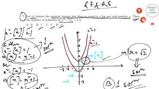 ISI MSQE 2016 solution 4 With QUESTION 7 & 8 Brief Analysis, Special Tricks and Tips #9836793076