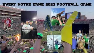 EVERY 2023 NOTRE DAME FOOTBALL GAME | Rist's College Vlogs S1 EP 5