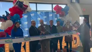 Official ribbon cutting for the Washington D.C. flight on Breeze Airways